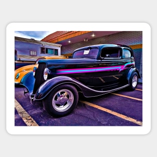 1934 Ford Hot Rod Sedans Sticker